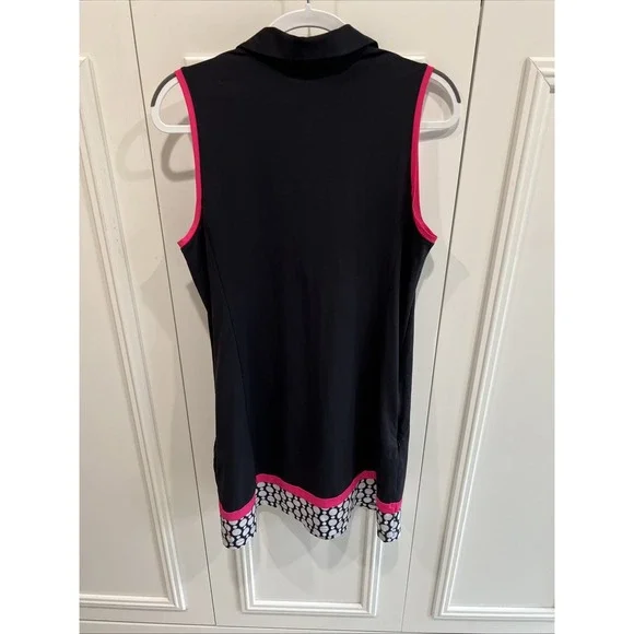 Kinona 1/4 Zip Sleeveless Dress Pockets Golf Pickleball Tennis Sporty Athleisure - Picture 3 of 6
